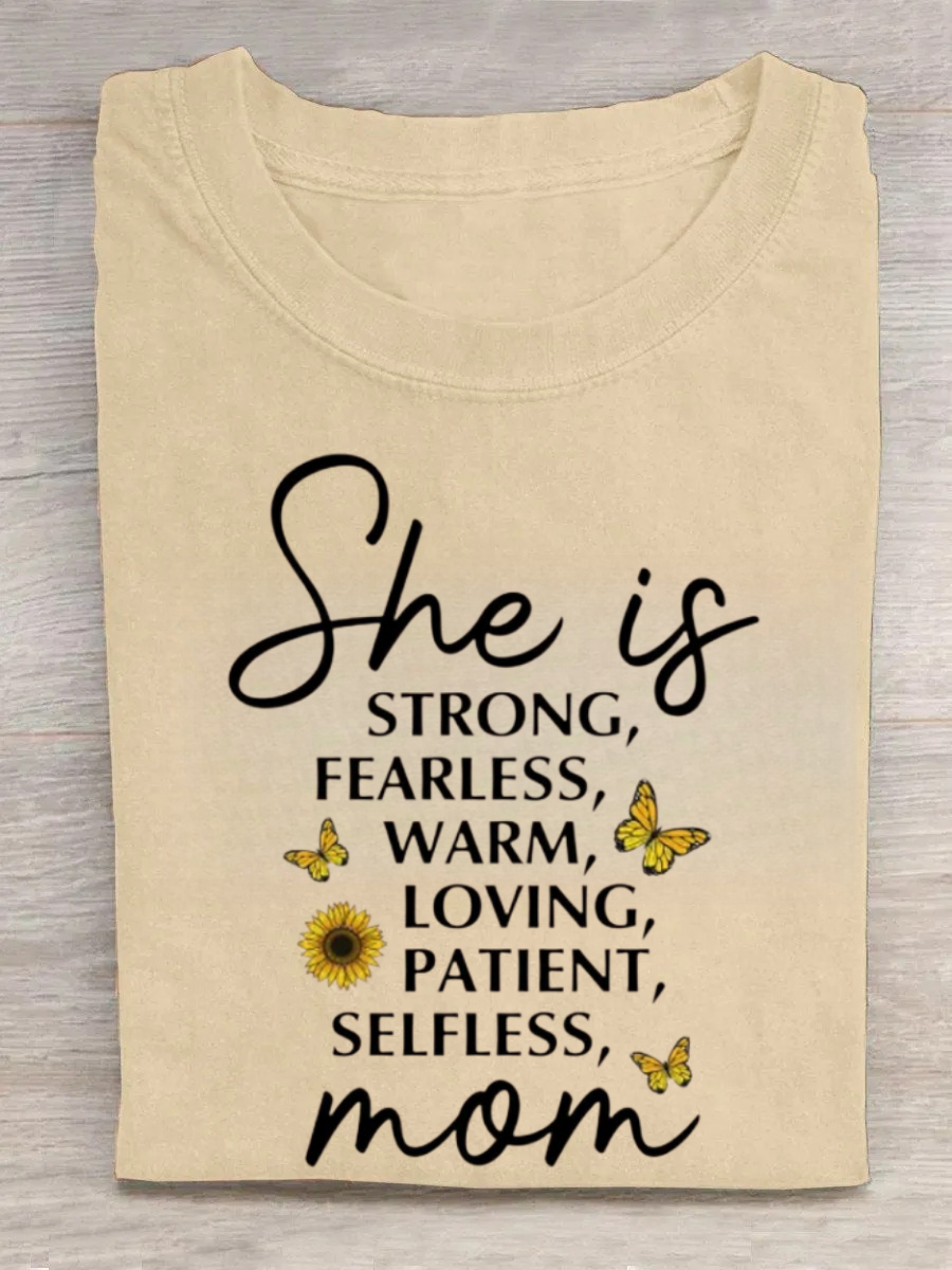 She Is Strong Mom Tshirt