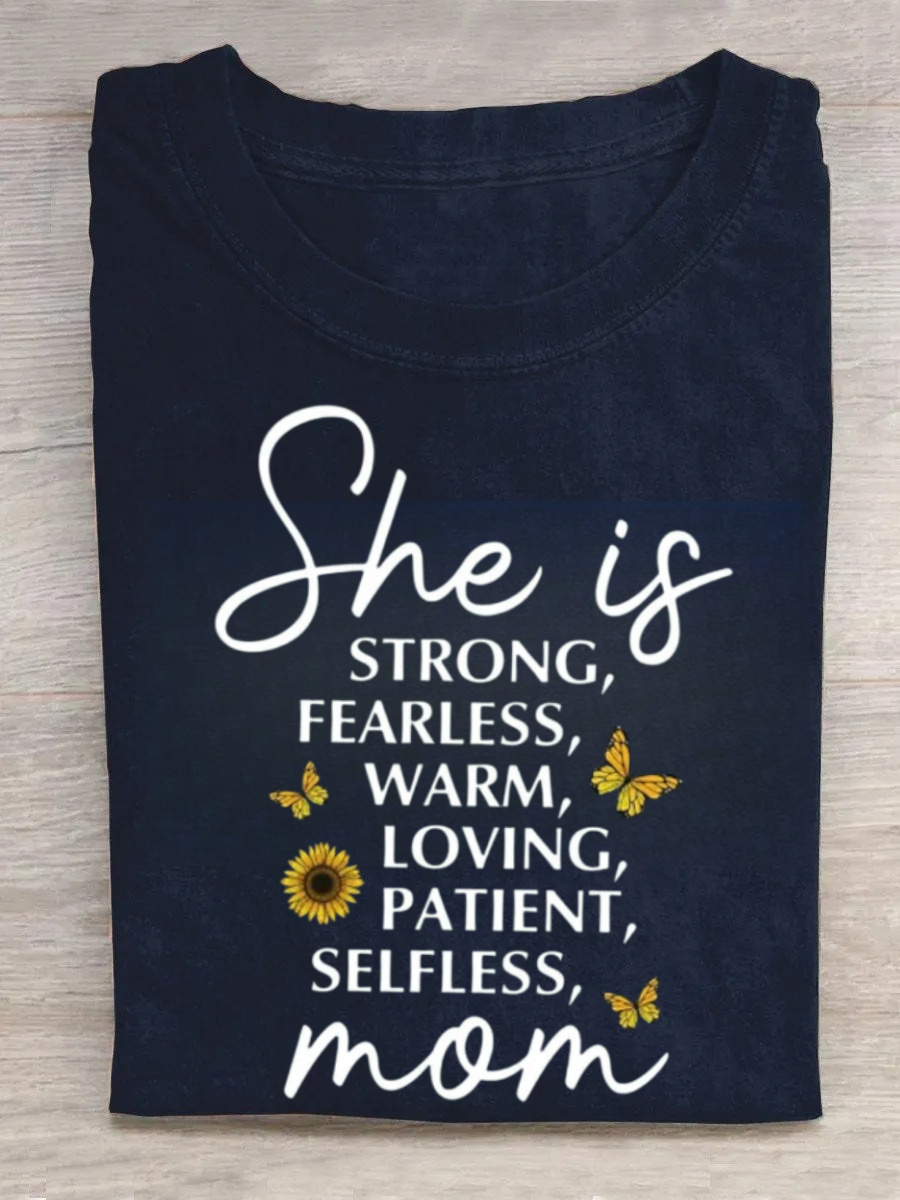 She Is Strong Mom Tshirt