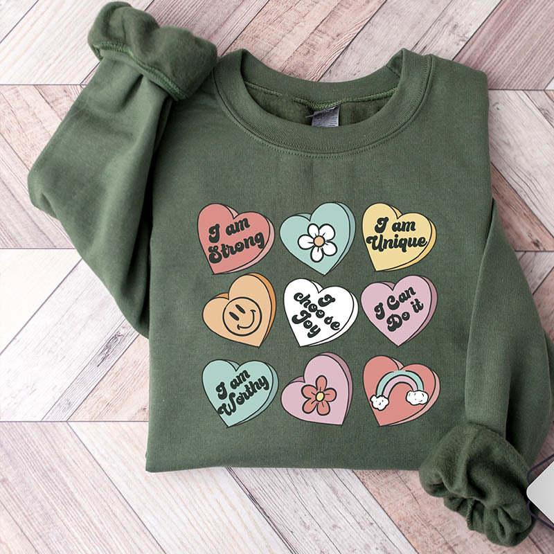 Teacher Positive Affirmation Sweatshirt-lovefitte