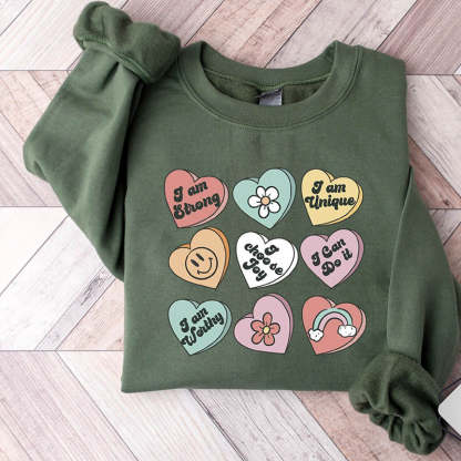 Teacher Positive Affirmation Sweatshirt-lovefitte