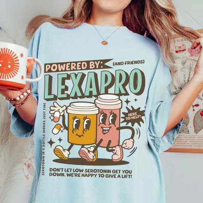 Retro Lexapro T-Shirt-lovefitte