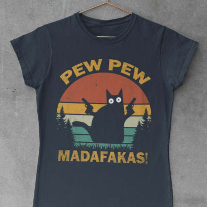 Funny Crazy Cat T-Shirt-lovefitte