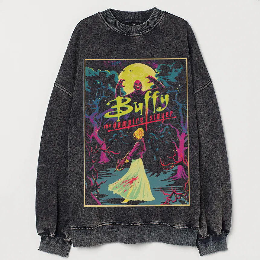 Film Poster Print Vintage Sweatshirt-lovefitte