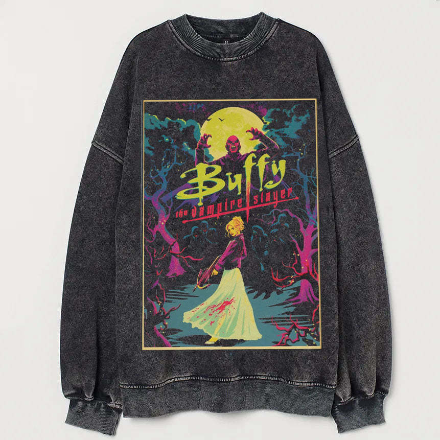 Film Poster Print Vintage Sweatshirt-lovefitte