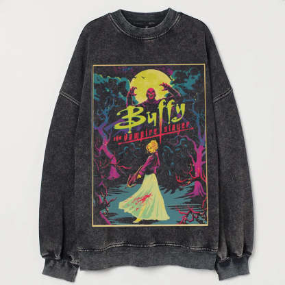 Film Poster Print Vintage Sweatshirt-lovefitte
