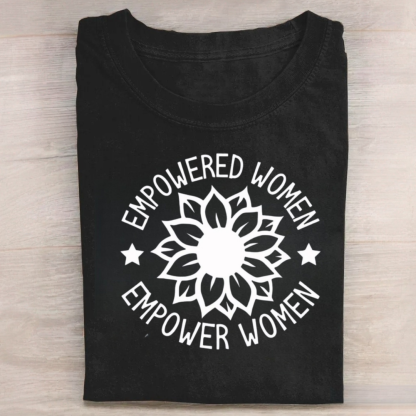 Empowered Women Empower Women Retro Tshirt