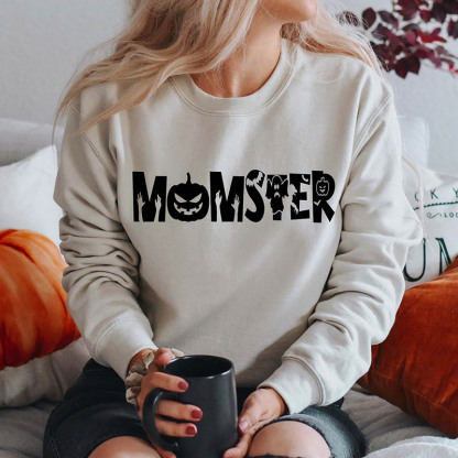 Momster Halloween Mom Sweatshirt