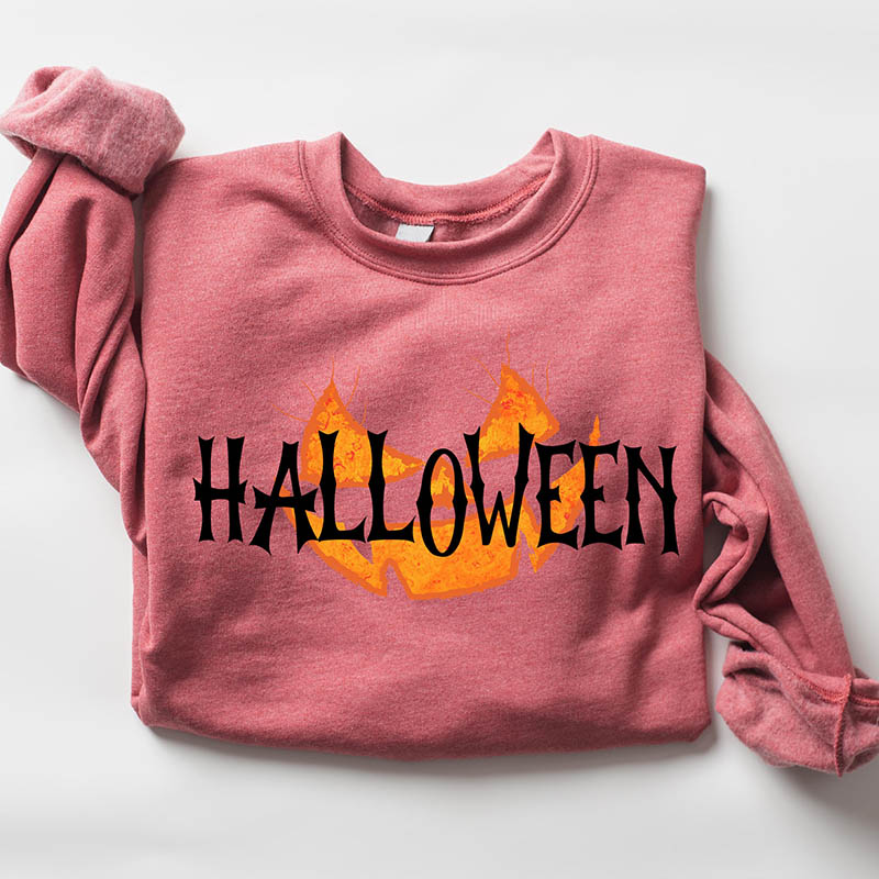 Halloween Pumpkin Face Sweatshirt