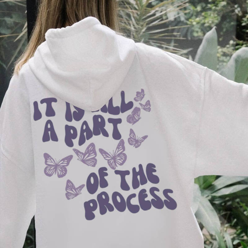 Trust the Process Aesthetic Trendy Hoodie-lovefitte