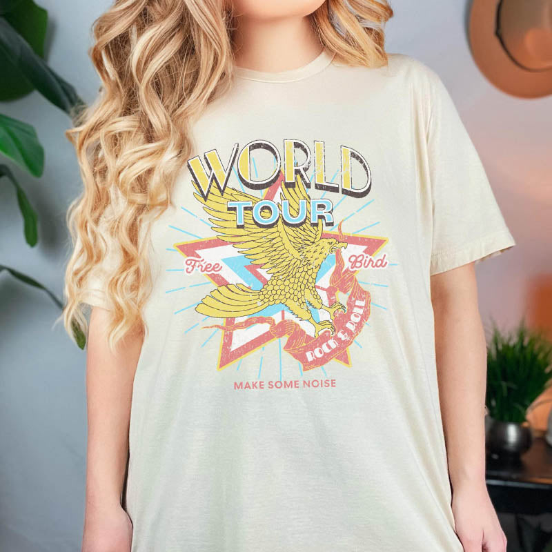 Old School Band Eagle T-Shirt-lovefitte