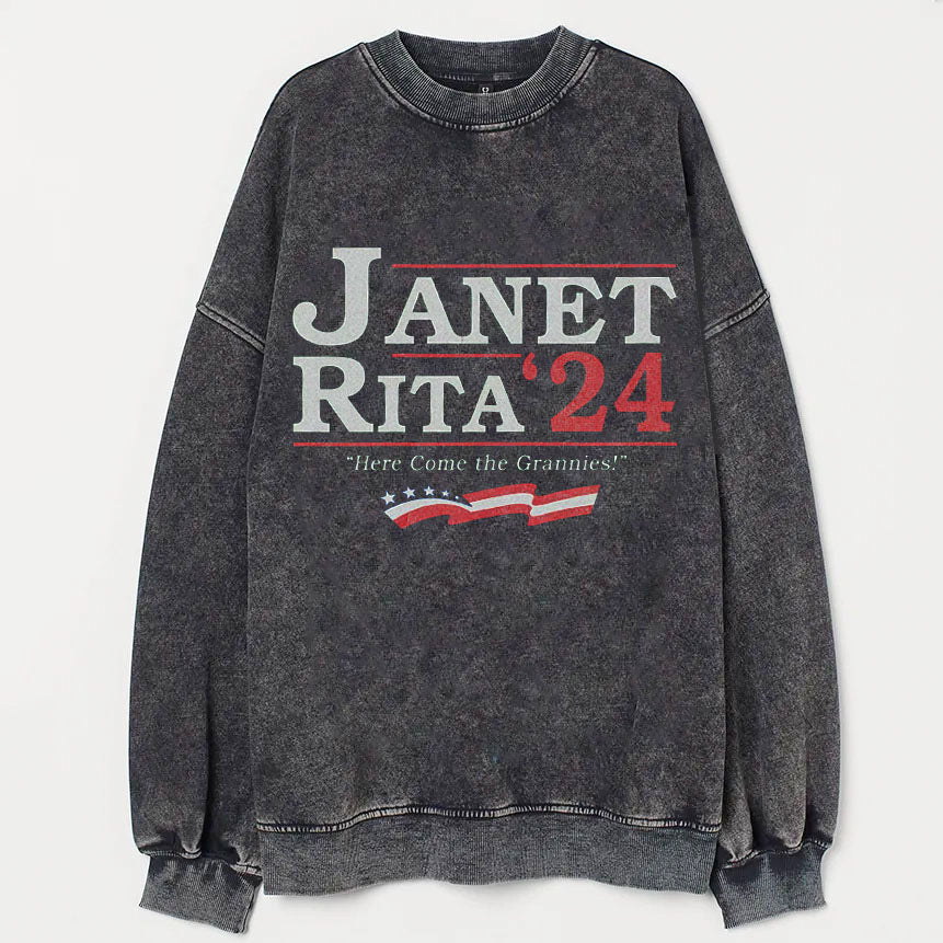 Janet and Rita 2024 Sweatshirt-lovefitte