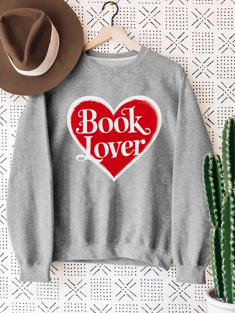 Book Lover Graphic Sweatshirt
