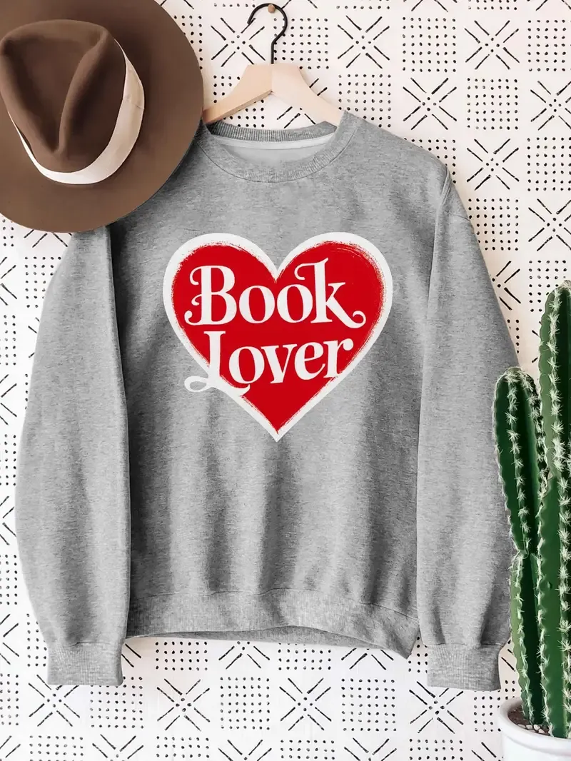 Book Lover Graphic Sweatshirt