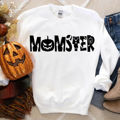 Momster Halloween Mom Sweatshirt