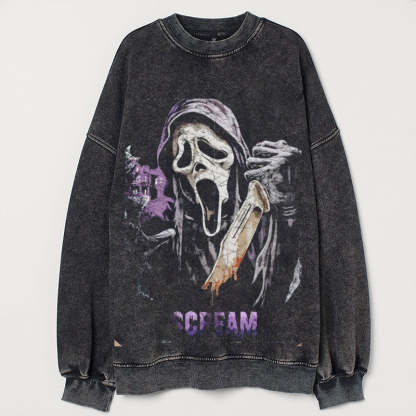 Horror Ghostface Sweatshirt-lovefitte