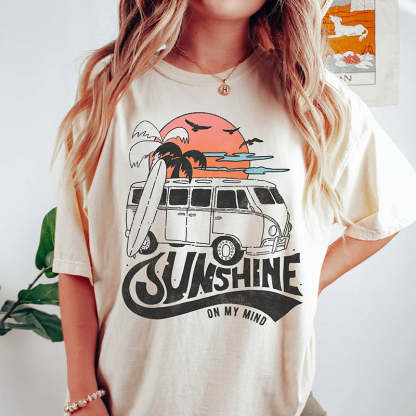 Sunshine on My Mine Vacation T-Shirt-lovefitte