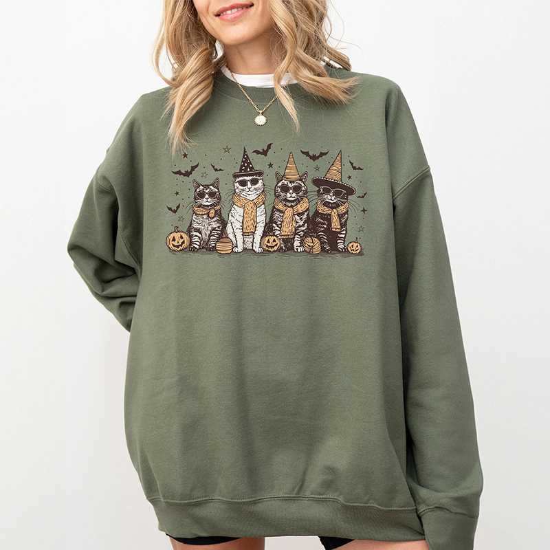 Cat Halloween Sweatshirt