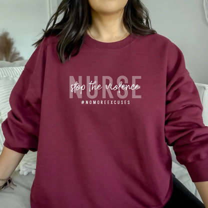 Nurse Stop The Violence Sweatshirt-lovefitte