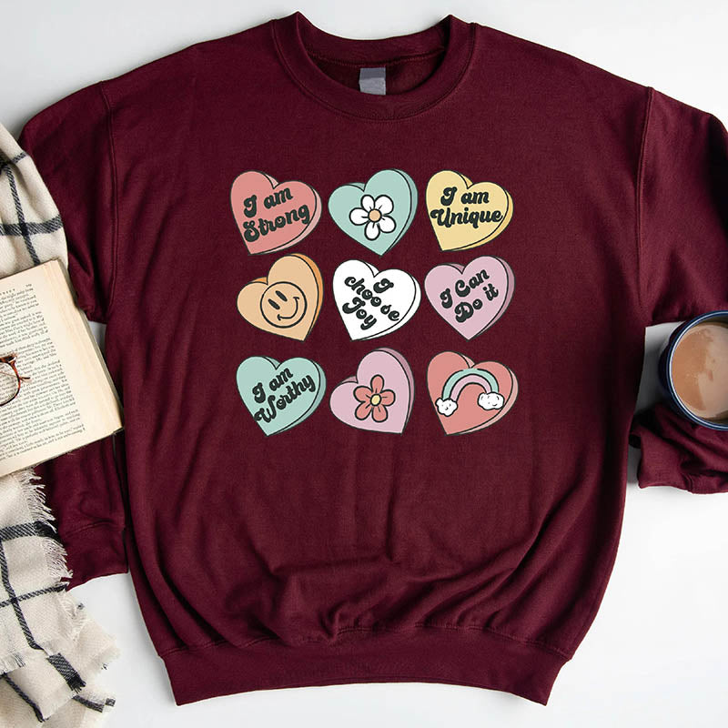 Teacher Positive Affirmation Sweatshirt-lovefitte