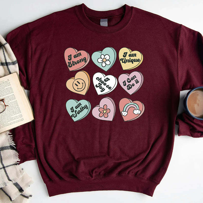 Teacher Positive Affirmation Sweatshirt-lovefitte