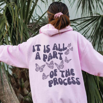 Trust the Process Aesthetic Trendy Hoodie-lovefitte