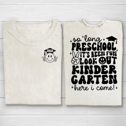 Peace Out Preschool Tshirt