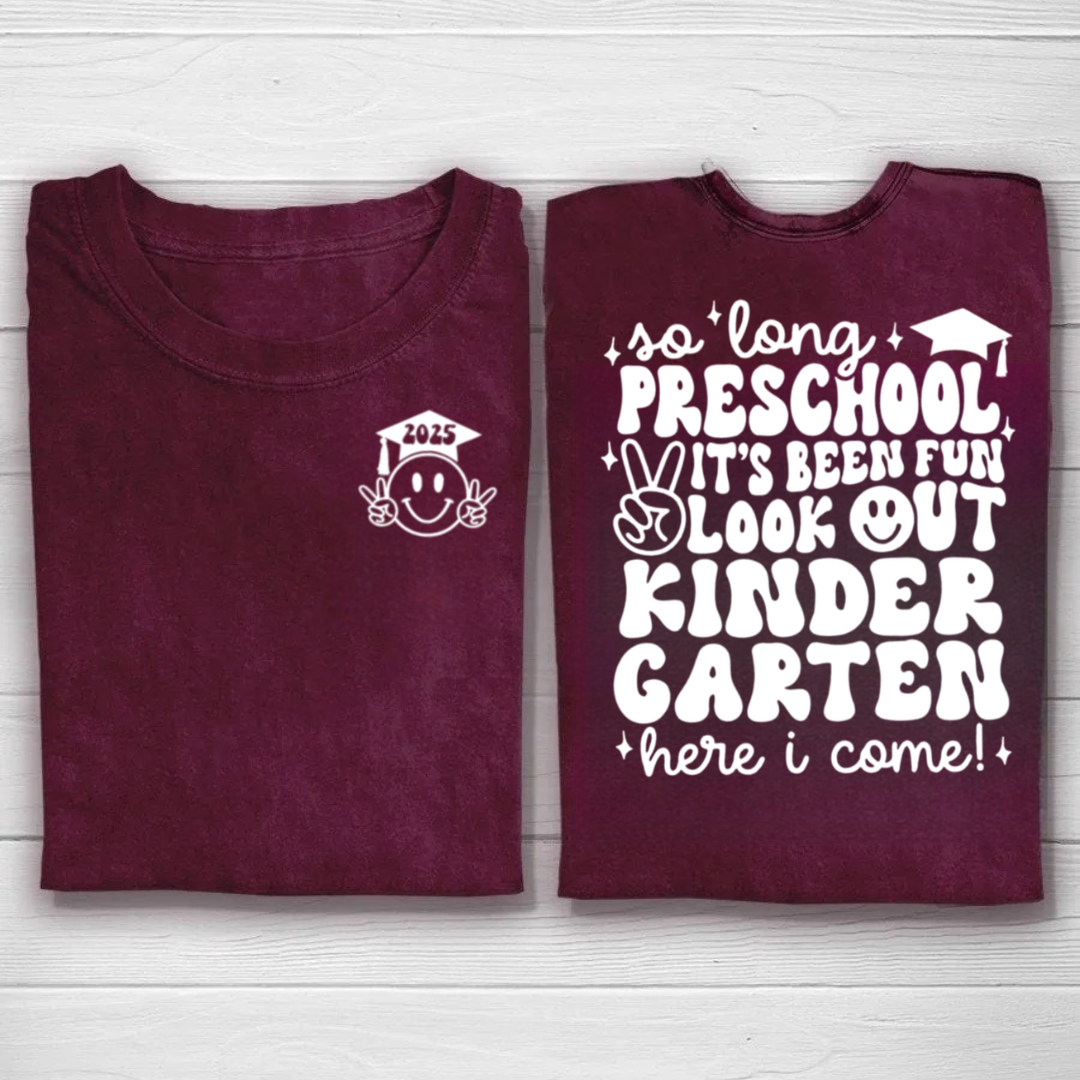 Peace Out Preschool Tshirt