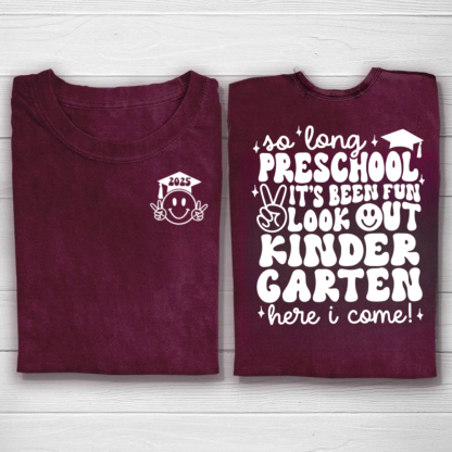Peace Out Preschool Tshirt