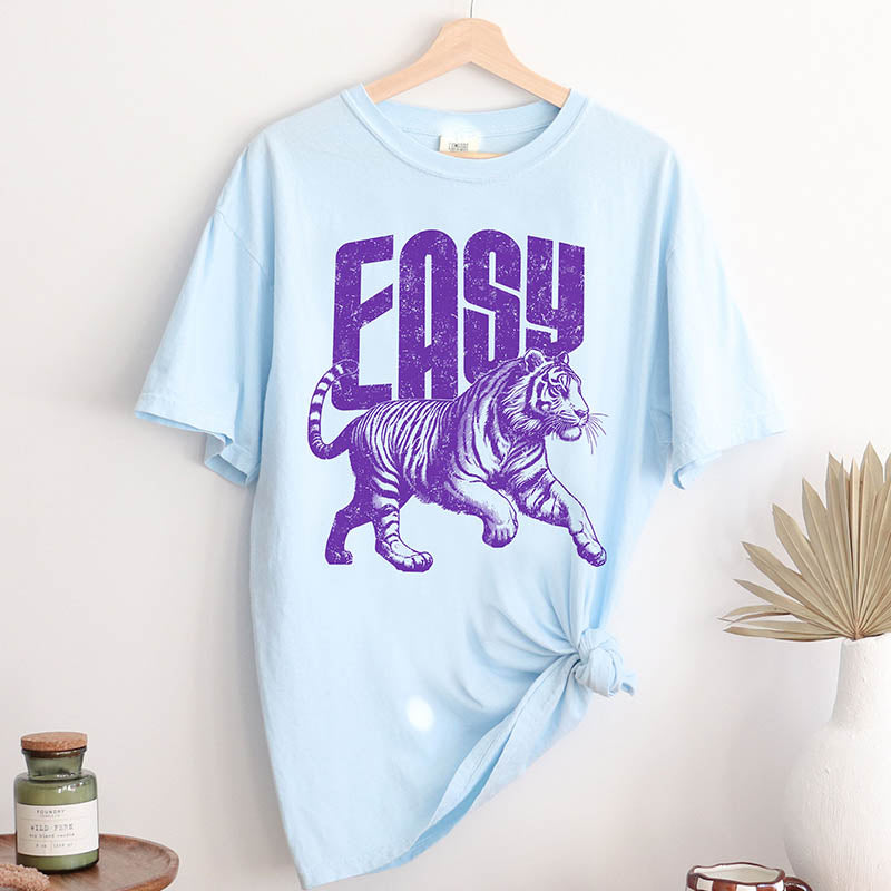 Funny Retro Tiger Summer T-Shirt-lovefitte