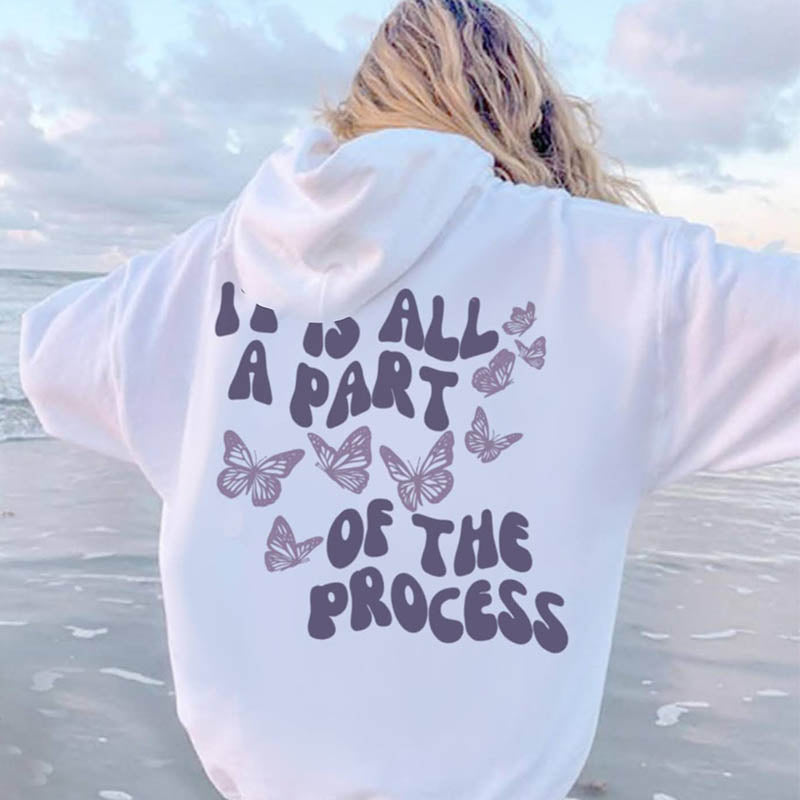 Trust the Process Aesthetic Trendy Hoodie-lovefitte