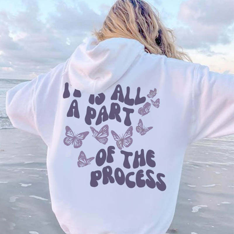 Trust the Process Aesthetic Trendy Hoodie-lovefitte