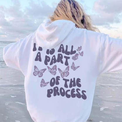 Trust the Process Aesthetic Trendy Hoodie-lovefitte
