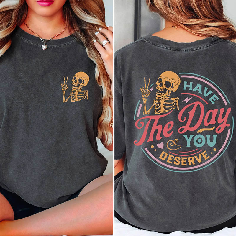 Inspirational Motivational Skeleton T-Shirt-lovefitte