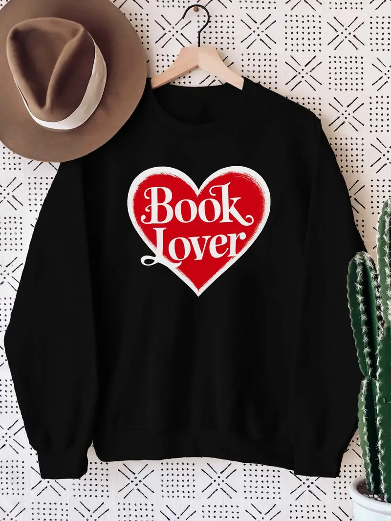 Book Lover Graphic Sweatshirt