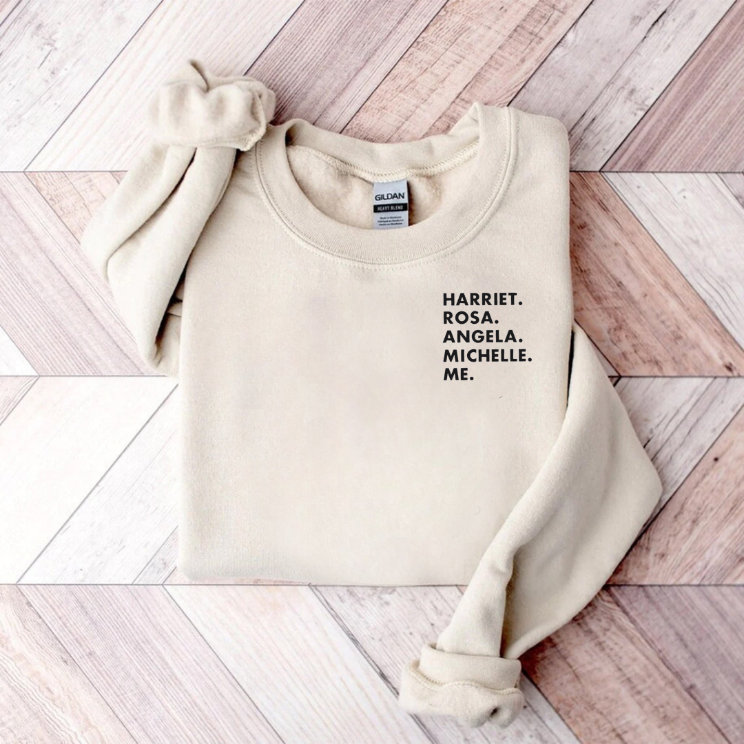 Harriet Rosa Angela Michelle Me Teacher Sweatshirt