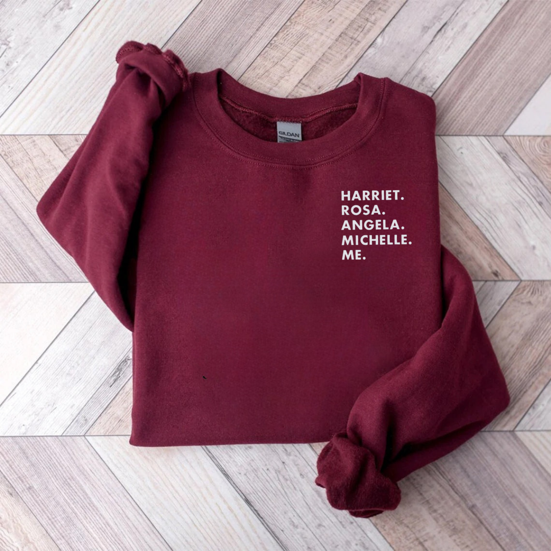 Harriet Rosa Angela Michelle Me Teacher Sweatshirt
