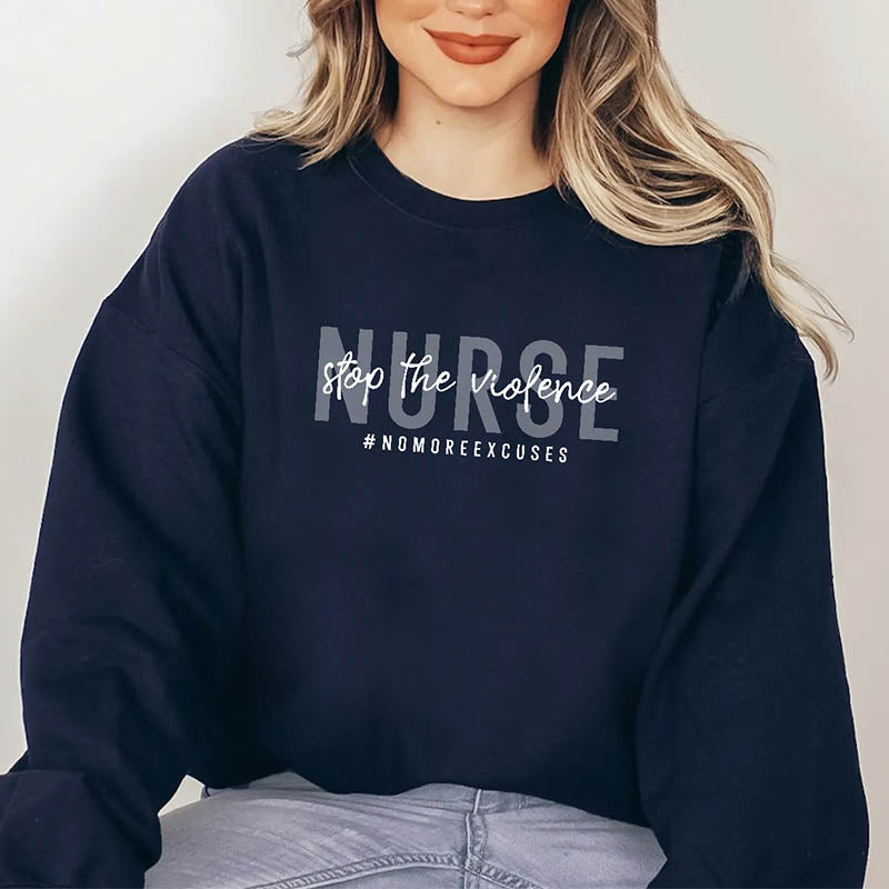 Nurse Stop The Violence Sweatshirt-lovefitte