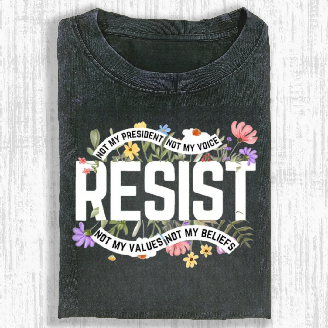 Floral Resist Tshirt
