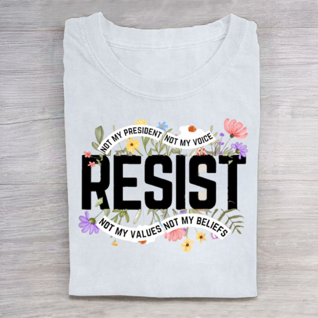 Floral Resist Tshirt