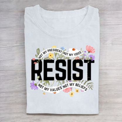 Floral Resist Tshirt