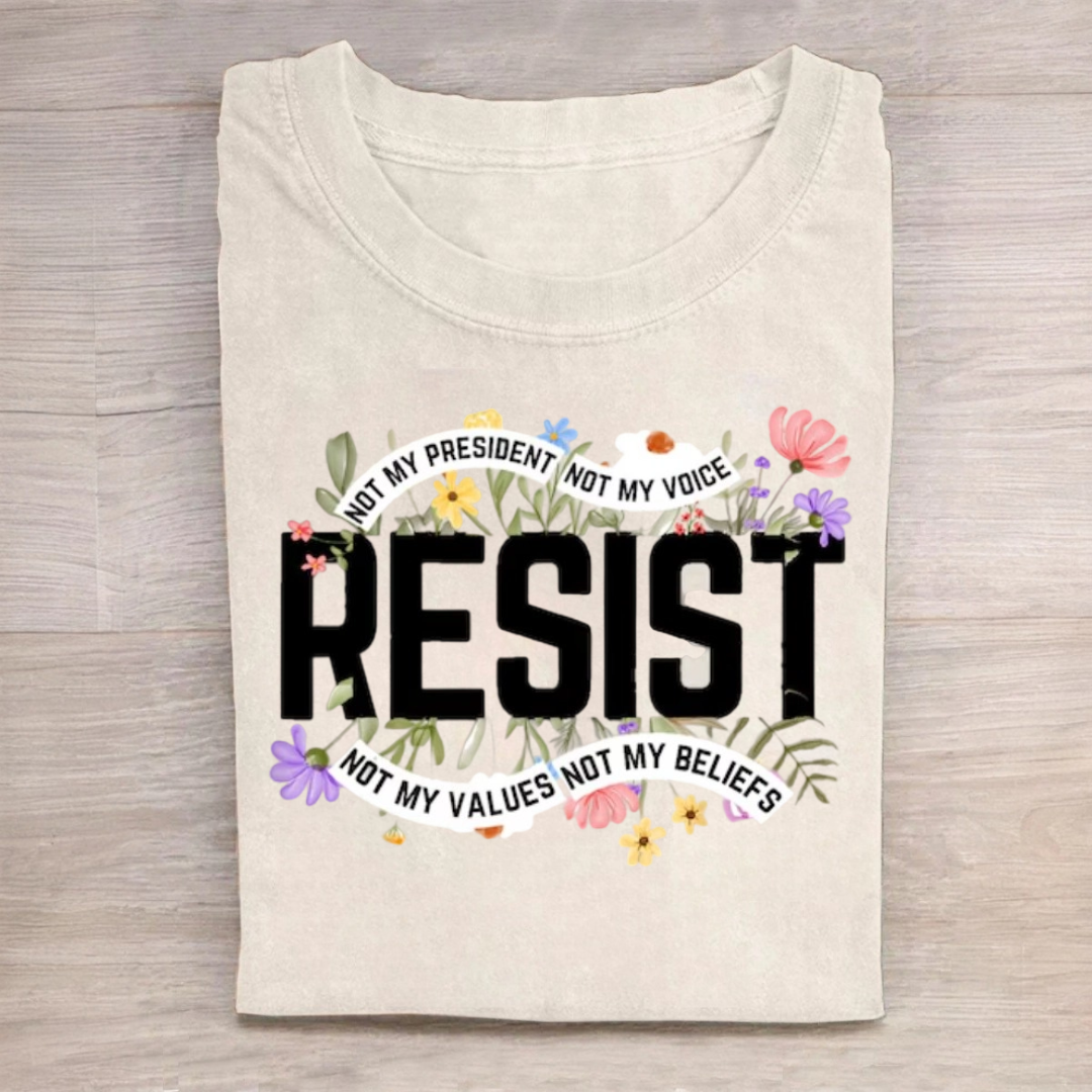 Floral Resist Tshirt