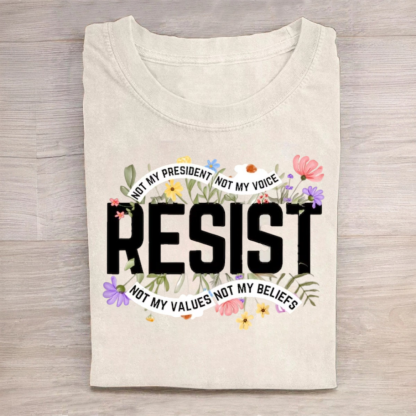 Floral Resist Tshirt
