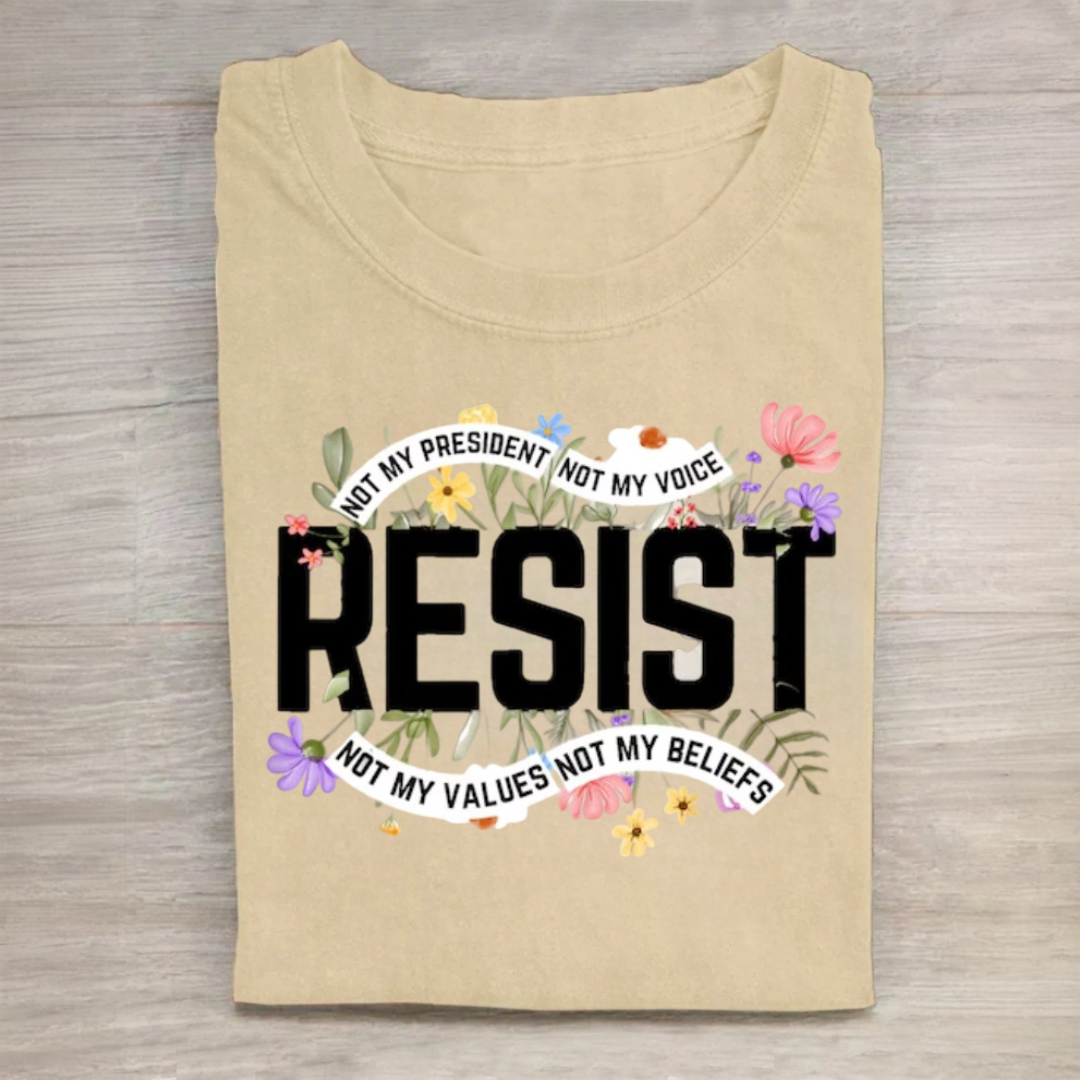 Floral Resist Tshirt