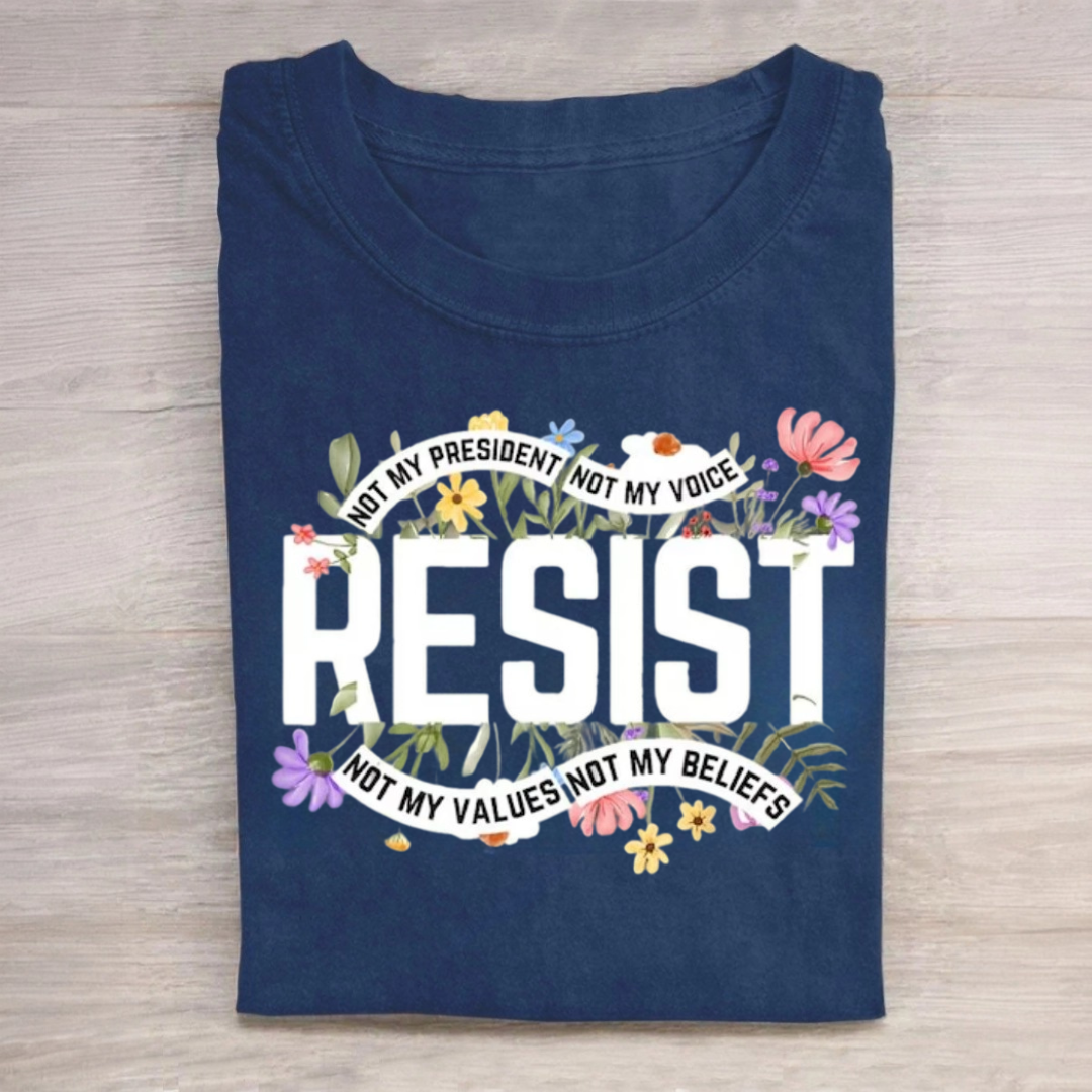 Floral Resist Tshirt