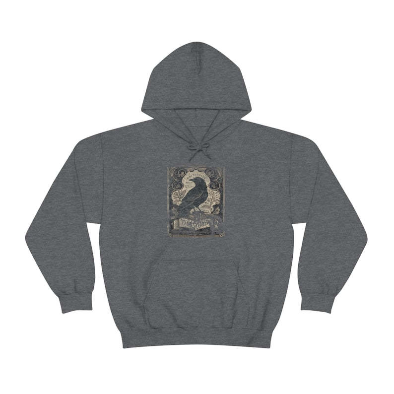 Crow Hoodie-lovefitte