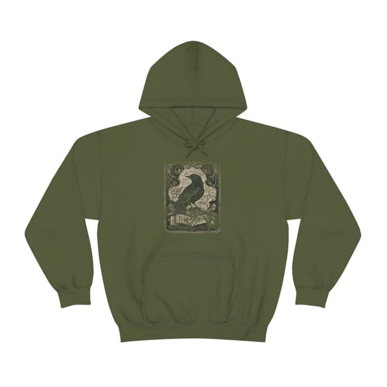 Crow Hoodie-lovefitte