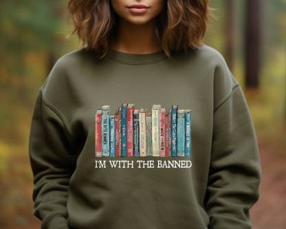 I'm With The Banned Sweatshirt-lovefitte