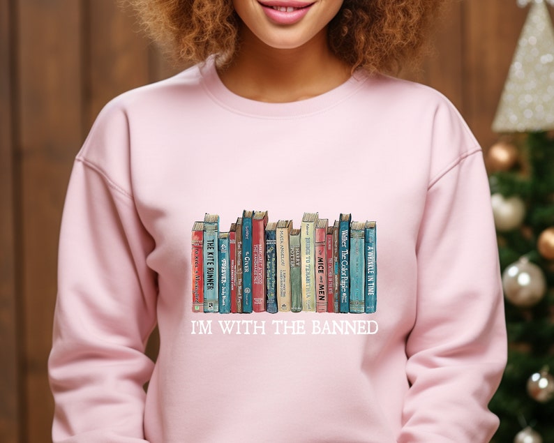 I'm With The Banned Sweatshirt-lovefitte