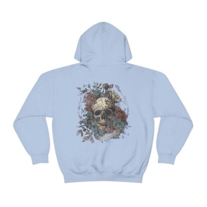Rocker Floral Skeleton Hoodie-lovefitte