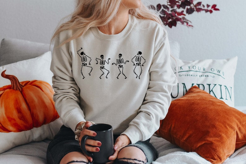 Dancing Skeleton Sweatshirt-lovefitte